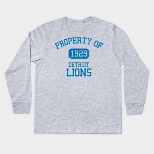 Property of Detroit Lions Kids Long Sleeve T-Shirt